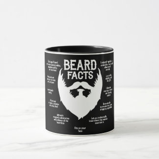 Caneca Fatos da barba (brancos)