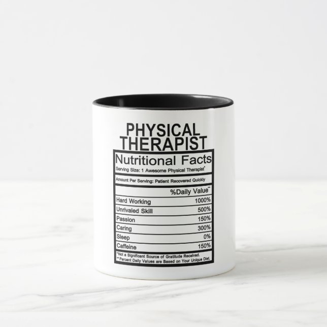 Caneca Fatos Nutricionais de Terapêutica Física (Centro)