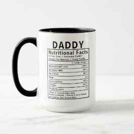 Caneca Fatos Nutricionais do Papai presentes do dia dos p