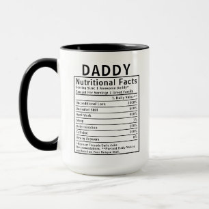 Caneca Fatos Nutricionais do Papai presentes do dia dos p