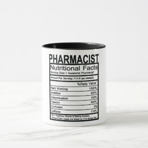 Caneca Fatos Nutricionais Farmacêuticos