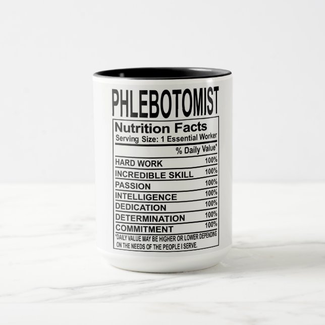 Caneca Fatos Nutricionais Flebotomistas (Centro)