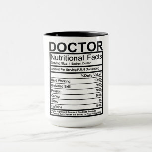Caneca Fatos Nutricionais Médicos