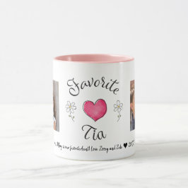 Caneca favorita do costume da foto de Tia 2