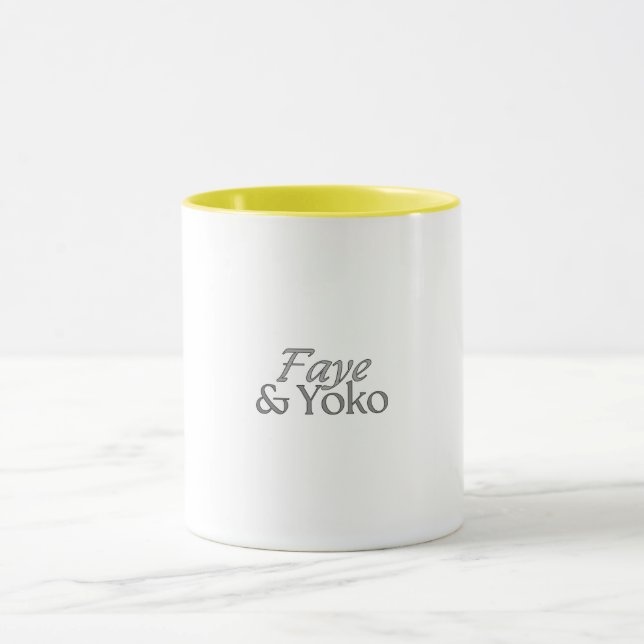 Caneca Faye & Yoko para lgbt (Centro)
