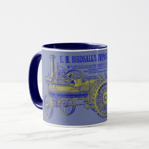 Caneca fazenda de tração a vapor de Birdsall de 1889