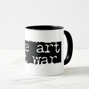 Caneca Fazer Arte, Não Guerra