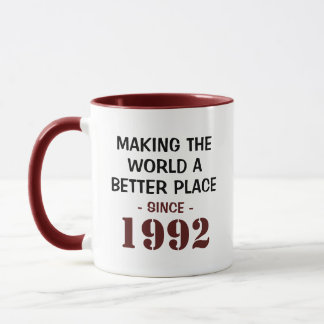 Caneca Fazer do mundo engraçado melhor desde 1992