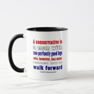Caneca FDR Define Conservadores Escuros