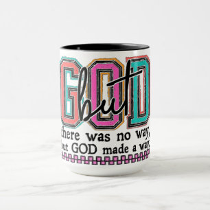 Caneca Fé Cristã Deus Fez Um Caminho