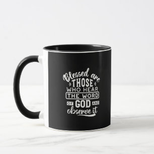 Caneca Fé e Obediência – Escritura Inspiradora
