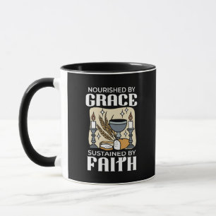Caneca Fé Espiritual e Graça – Cristão Edificante