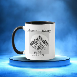 Caneca Fé que Move Montanhas Marcos 11:23