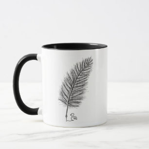 Caneca Feather Quill a voz dos pensamentos e emoções
