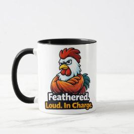 Caneca Feathered, Loud. in charge. Roster quote