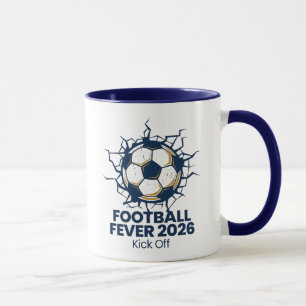 Caneca Febre de Futebol 2026 Começa Futebol