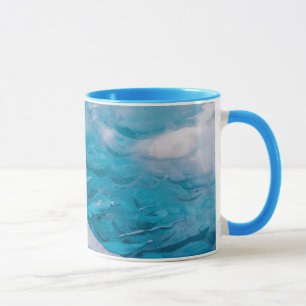 Caneca Fecho do gelo azul