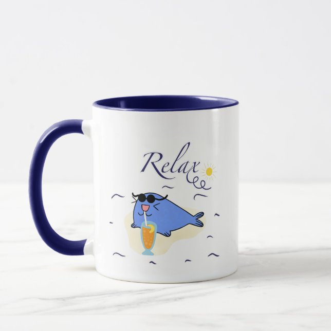 Caneca Fecho-frio azul (Esquerda)