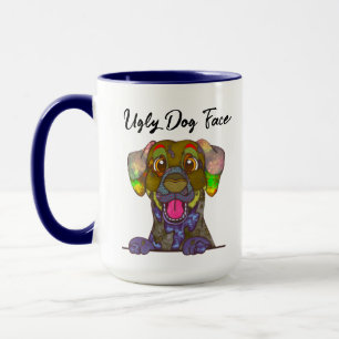 Caneca feia de cão Dalmaciana