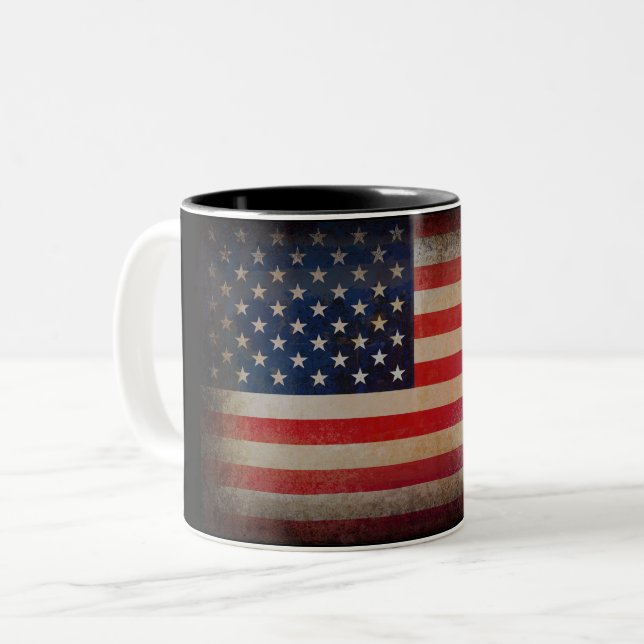 Caneca feita sob encomenda |Coffee da bandeira (Frente Esquerda)
