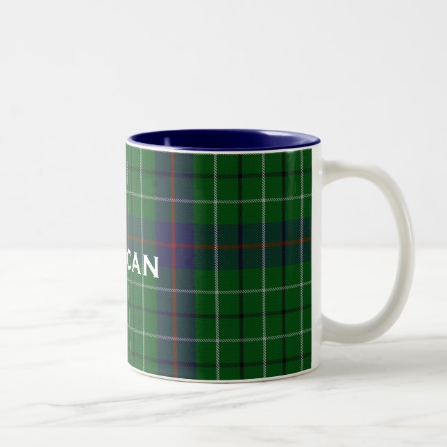 Caneca feita sob encomenda da xadrez de Tartan de (Direita)