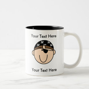 Caneca feita sob encomenda de Brown do pirata -