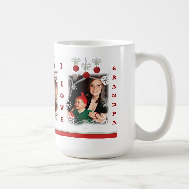 Caneca feita sob encomenda do vovô do Natal da (Direita)