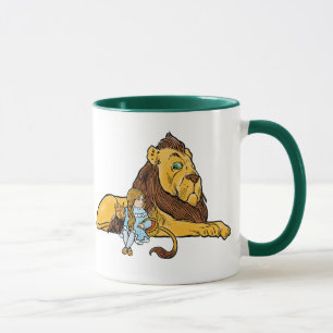 Caneca Feiticeiro de Oz, Dorothy e Toto com Leão