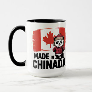 Caneca Feito em Chinada Panda - Chinês - Canadense