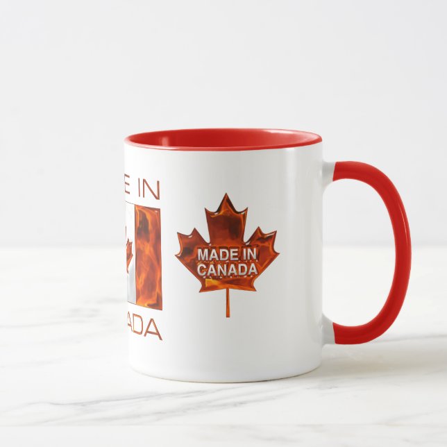 Caneca FEITO NO CANADÁ 3D Folaf & Flag (Direita)