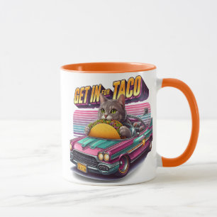 Caneca Feline Fiesta em Pink Ride