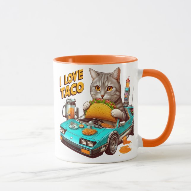 Caneca Feline Fiesta I love Taco (Direita)