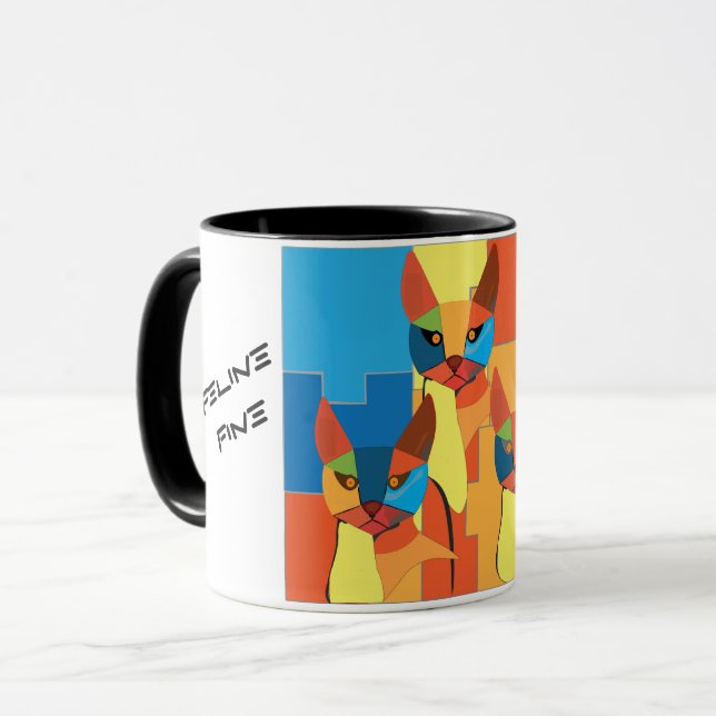 Caneca Feline Fine (Frente Esquerda)