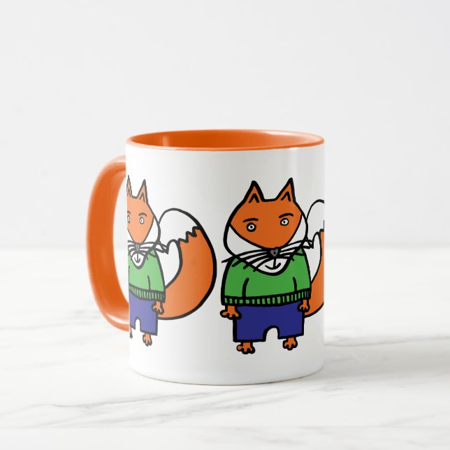 Caneca Felix, a Raposa (Frente Esquerda)