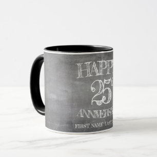 Caneca Feliz 25 do conselho de giz