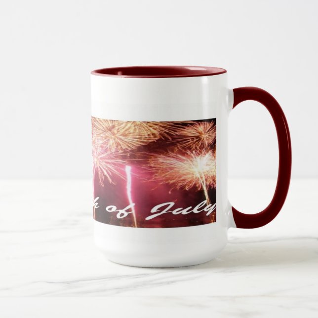 Caneca Feliz 4 de Julho (Direita)