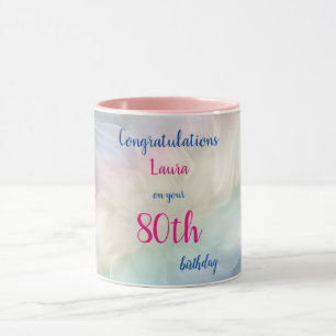 Caneca Feliz 80 Birthday