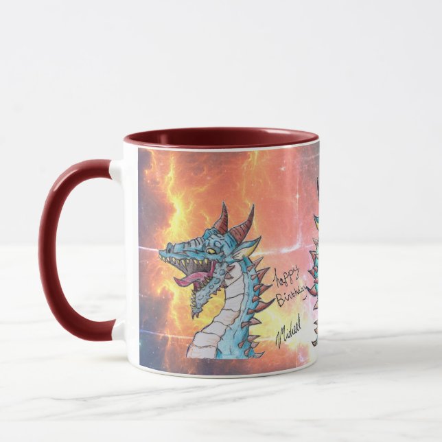 Caneca Feliz Amo-Te Mãe Dragão Mug (Esquerda)