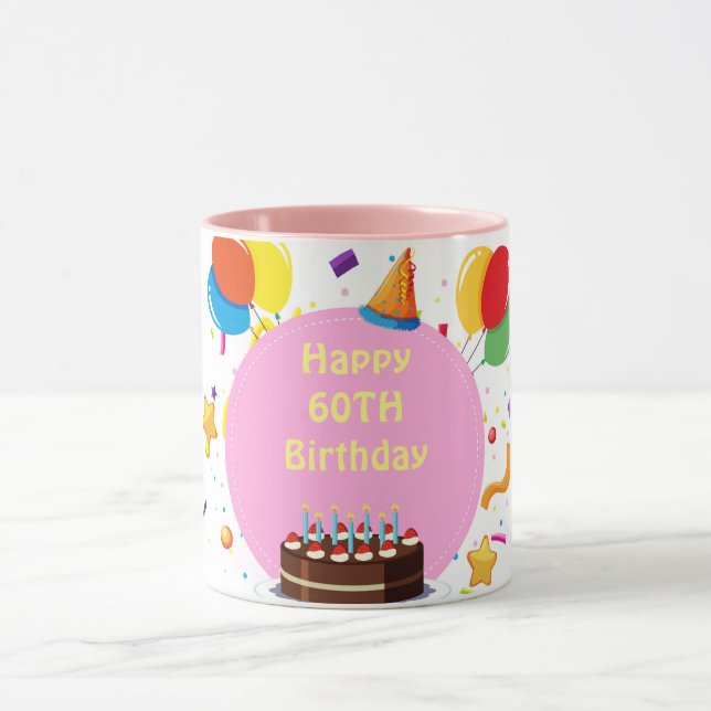 Caneca Feliz aniversário (Centro)