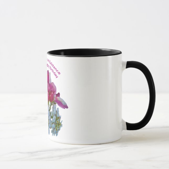Caneca Feliz aniversário à minha esposa. (Direita)