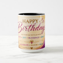 Feliz Aniversário™ Amor Alegria Bênçãos Magia Glad