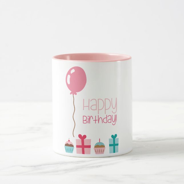 Caneca Feliz Aniversário Mug (Centro)
