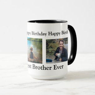 Caneca Feliz aniversário para o Melhor Irmão Nunca