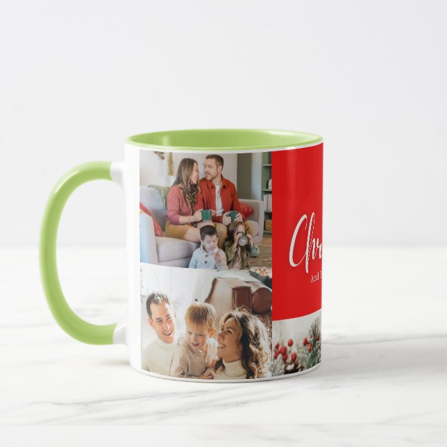 Caneca feliz ano novo Feliz de Natal 4 (Esquerda)