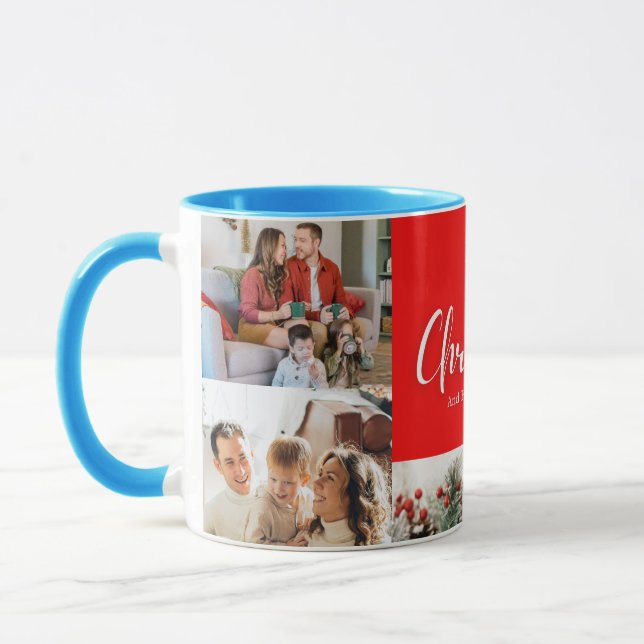 Caneca feliz ano novo Feliz de Natal 4 (Esquerda)