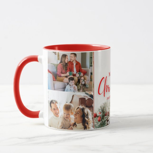 Caneca feliz ano novo Feliz de Natal 4 (Esquerda)