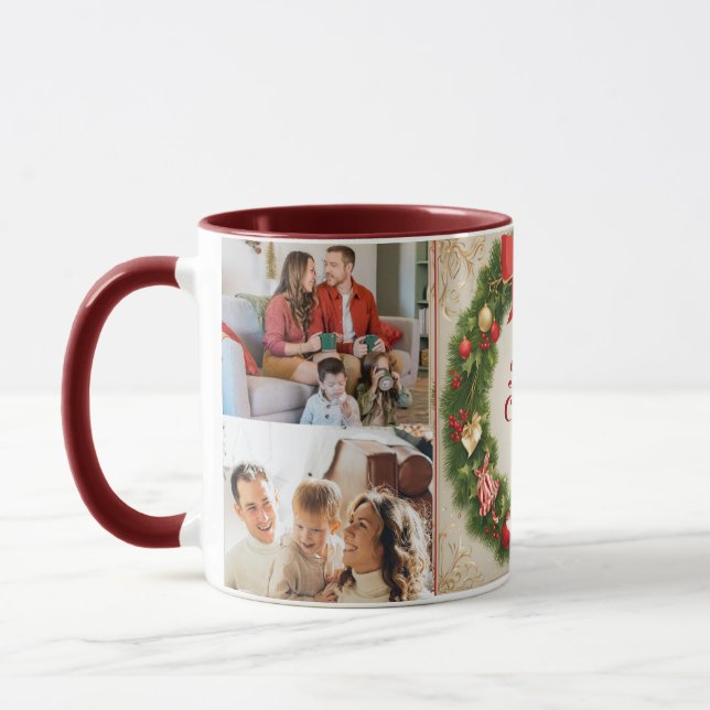 Caneca feliz ano novo Feliz de Natal 4 (Esquerda)