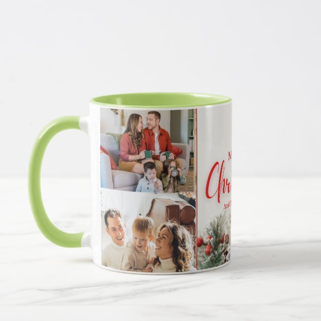 Caneca feliz ano novo Feliz de Natal 4 (Esquerda)