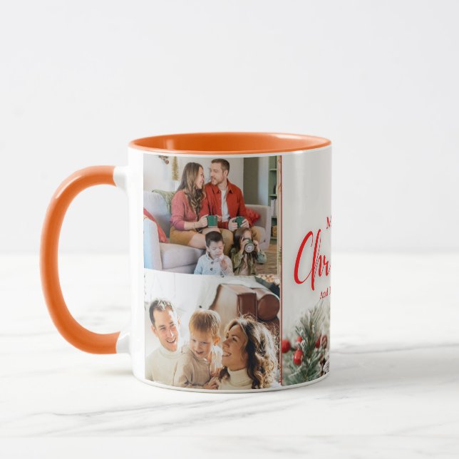 Caneca feliz ano novo Feliz de Natal 4 (Esquerda)