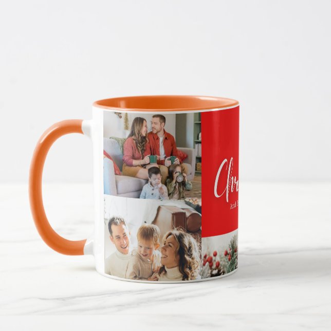Caneca feliz ano novo Feliz de Natal 4 (Esquerda)